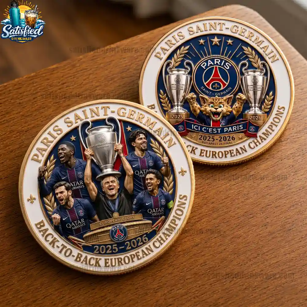 PSG Back-to-Back European Champions Legacy Edition Coin