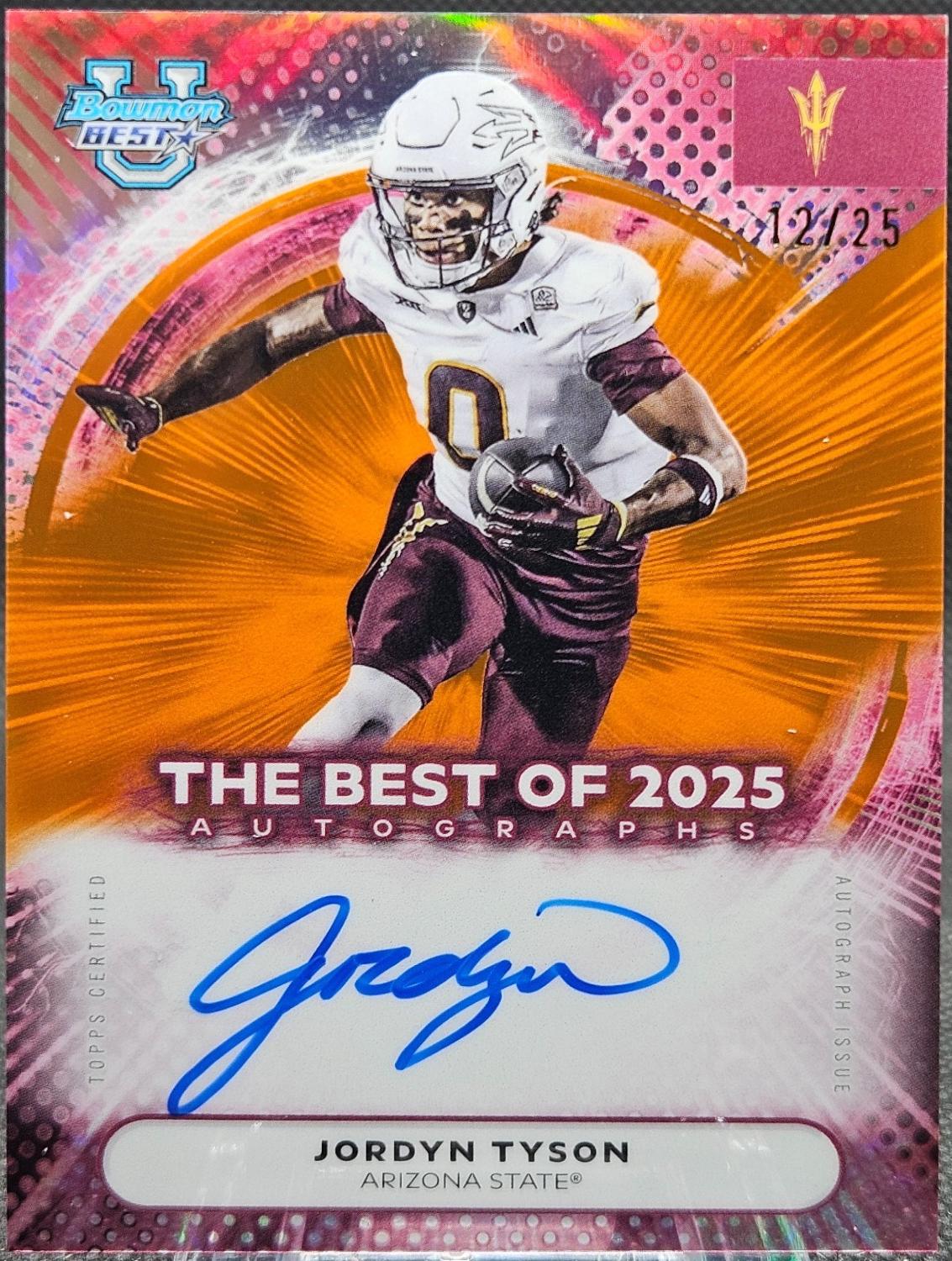 Jordyn Tyson Autograph Token