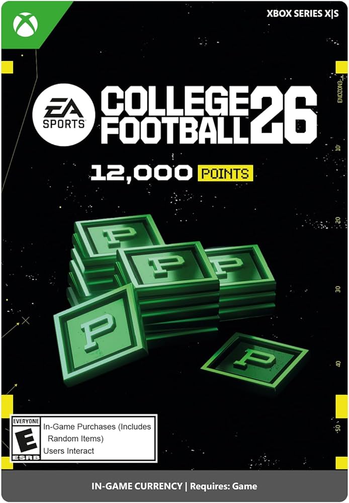 EA Sports College Football 26 Digital Tokens