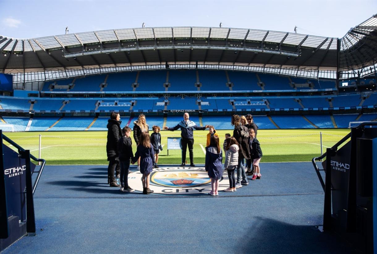 Manchester City dressing room VIP dinner fans
