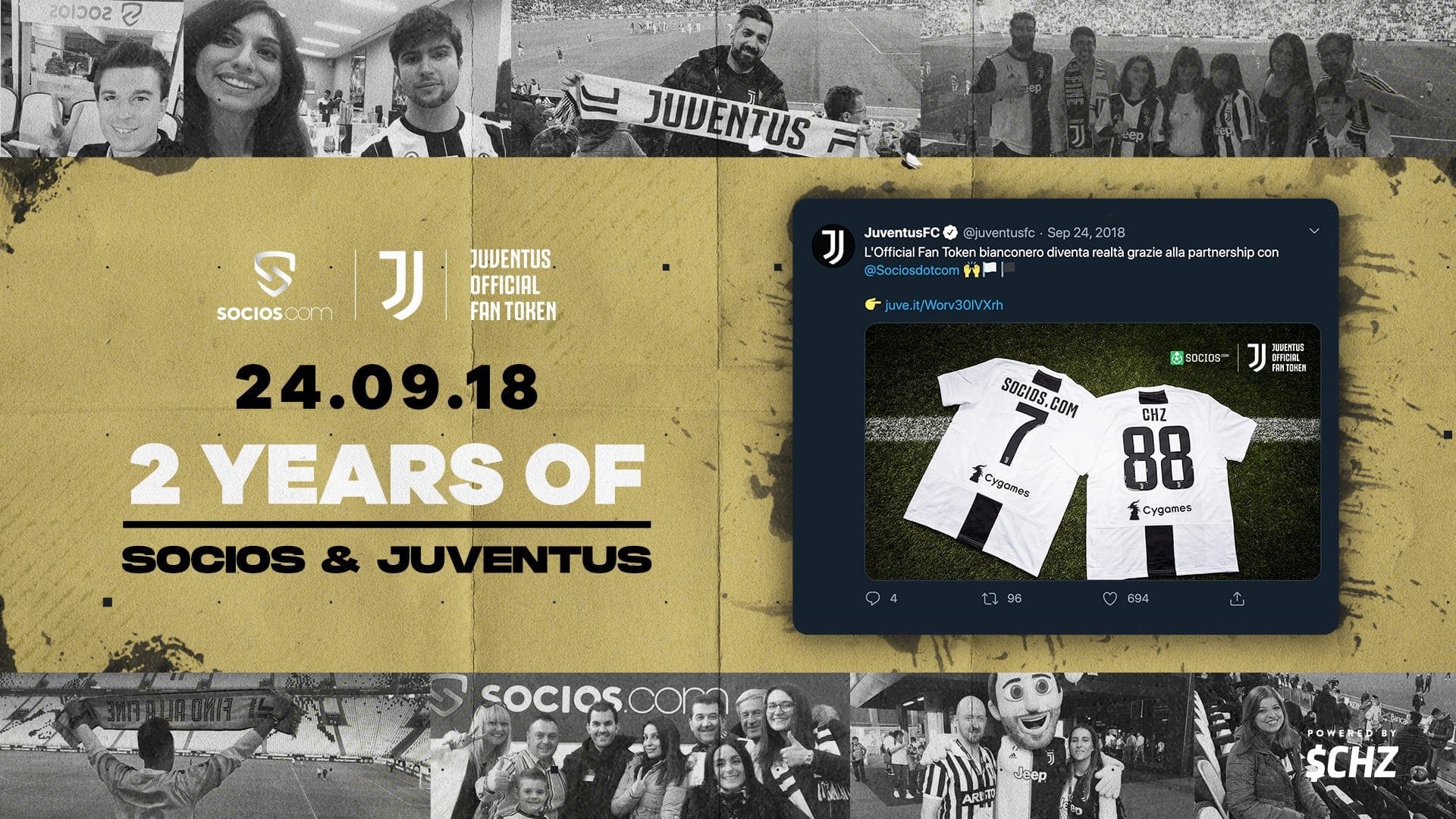 Juventus merchandise discount fan token