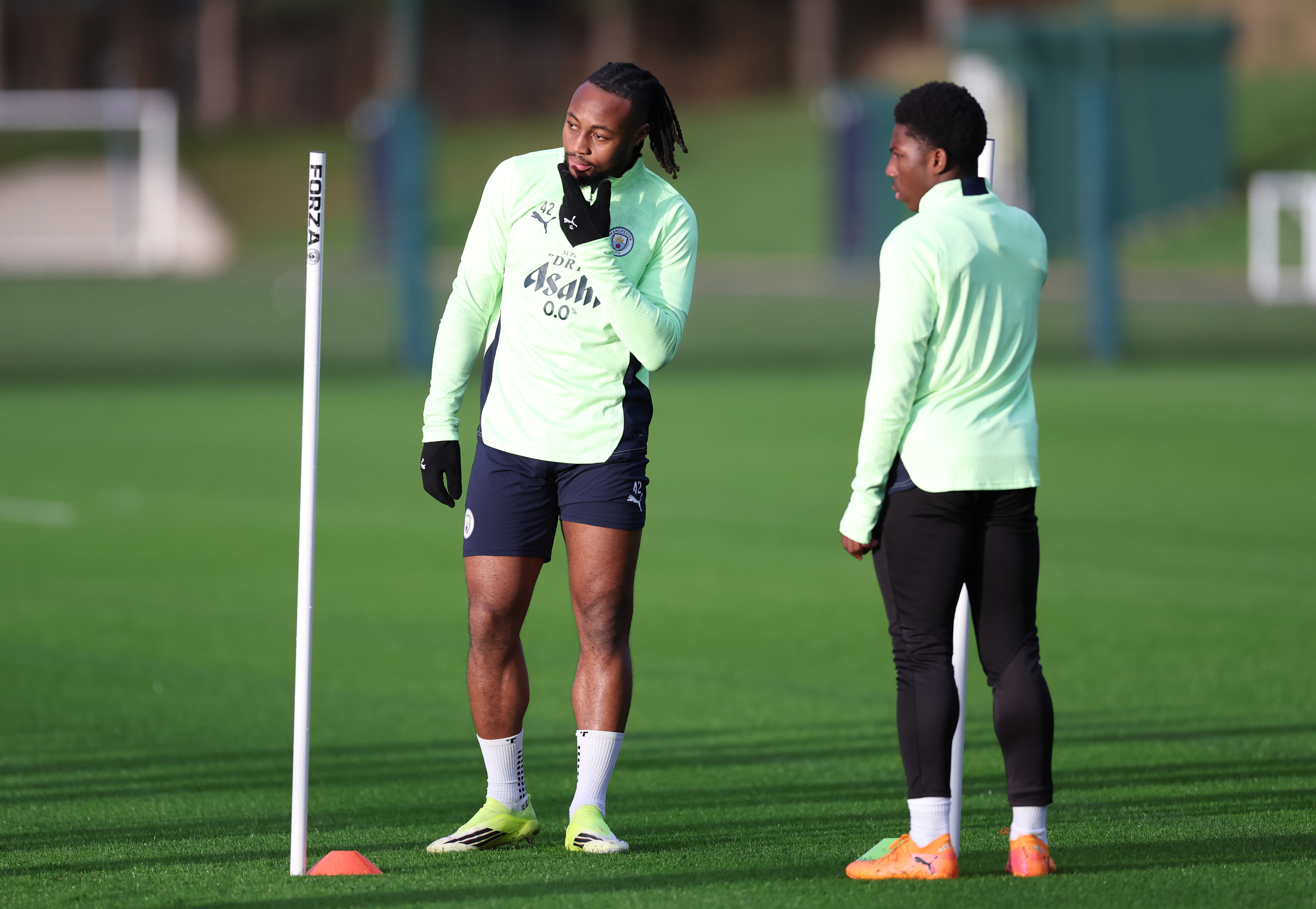 Manchester City Football Academy training session visit