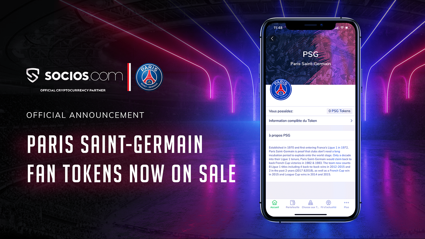 PSG Parc des Princes VIP tickets fan token